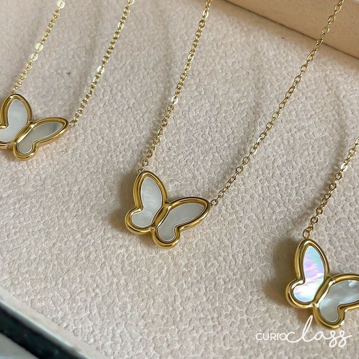 Butterfly Shell Necklace FO29