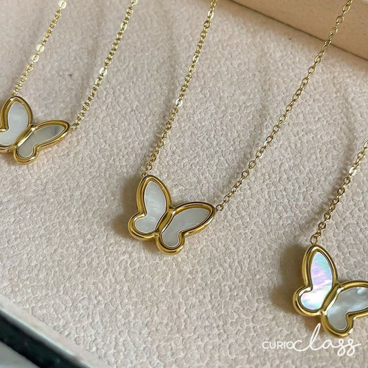 Butterfly Shell Necklace FO29