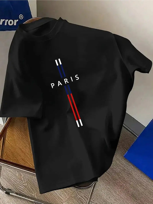 PARIS Oversized Interlock T-Shirt (Unisex)