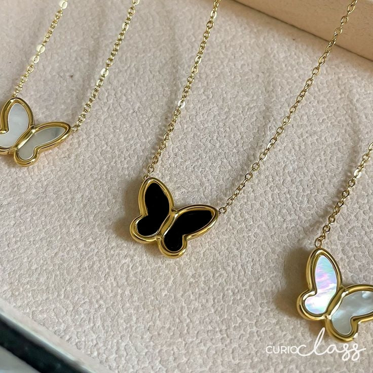 Butterfly Shell Necklace FO29