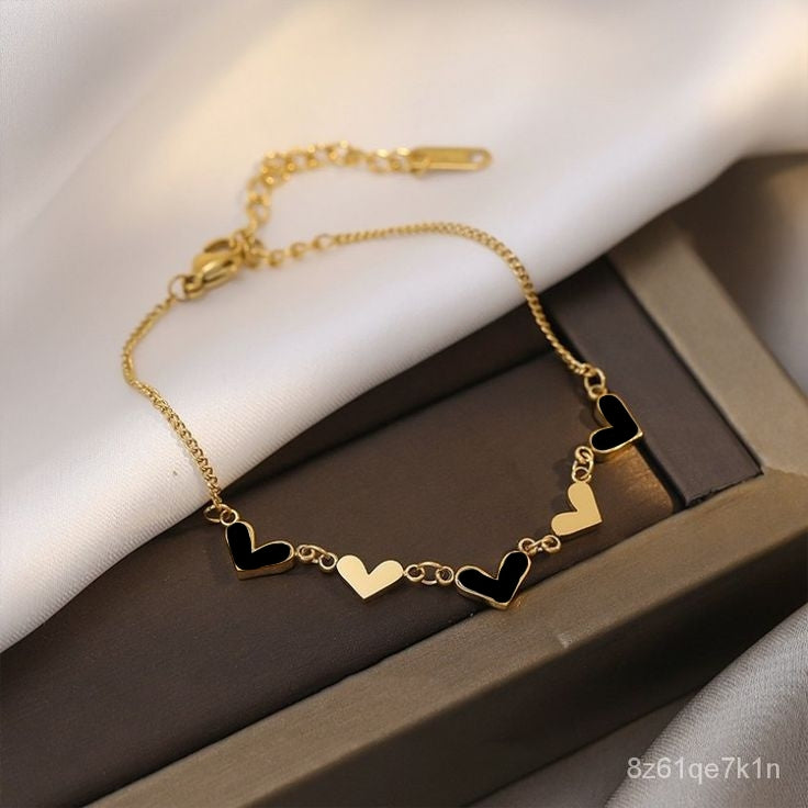 Shell Hearts Bracelet FO31 – Elegant Gold