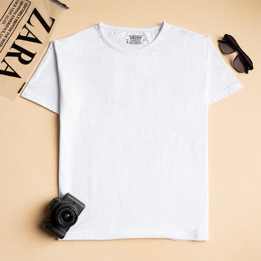Unisex ZARA Basic Short Sleeve T-Shirt