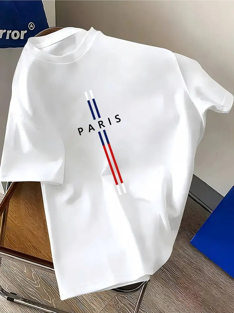 PARIS Oversized Interlock T-Shirt (Unisex)